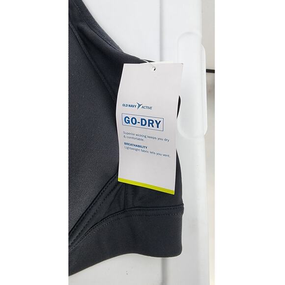 New NWT Old Navy Active Go Dry 4X Plus Size Black Sports Bra - Picture 4 of 7